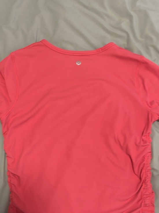 lululemon athletica Tops - lululemon athletica Bright Coral Short Sleeve Tee